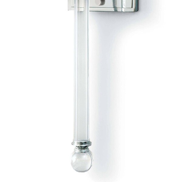 Crystal Tail Sconce (Polished Nickel) Macro 3